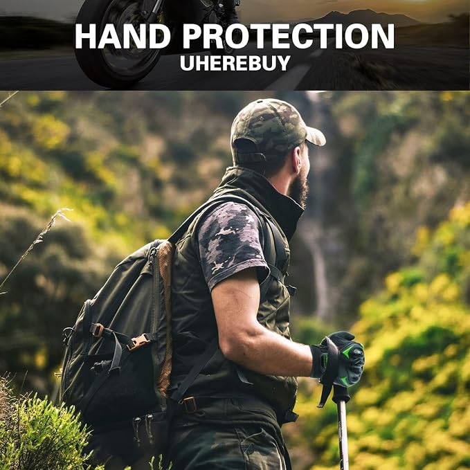 Motorcycle Gloves Touch Screen Full Finger Riding Gloves Knuckle Protection - Image 4