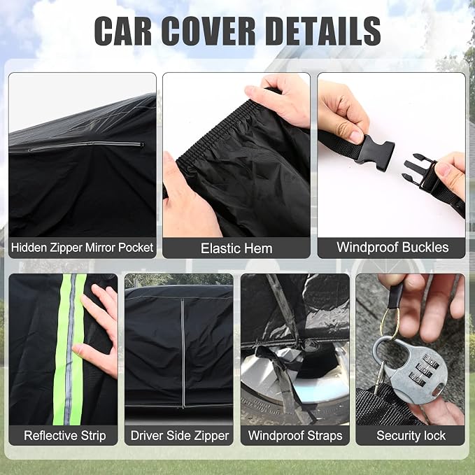 Waterproof Car Cover Compatible - Image 2