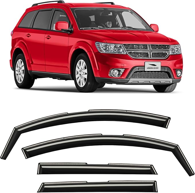 Voron Glass in-Channel Extra Durable Rain Guards by VoronGlass-highqualityautoaccessories