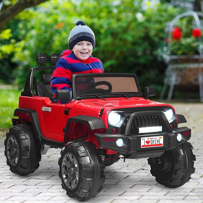 Costzon Ride on Car, 12V Battery Powered Electric Vehicle w/Parent Remote - Image 7