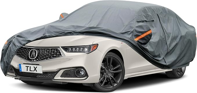 Premium Car Cover Custom Fit Acura TLX, 16 Layers Heavy Duty Car Cover by GUNHYI