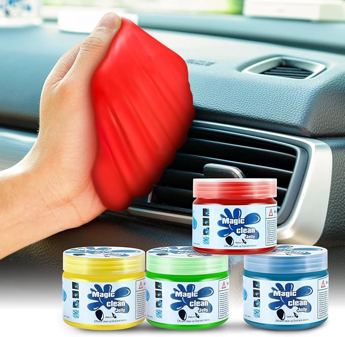 DNA MOTORING 4 Pack Car Cleaning Gels Auto Detailing Tools Cleaning Putty Car - Image 2