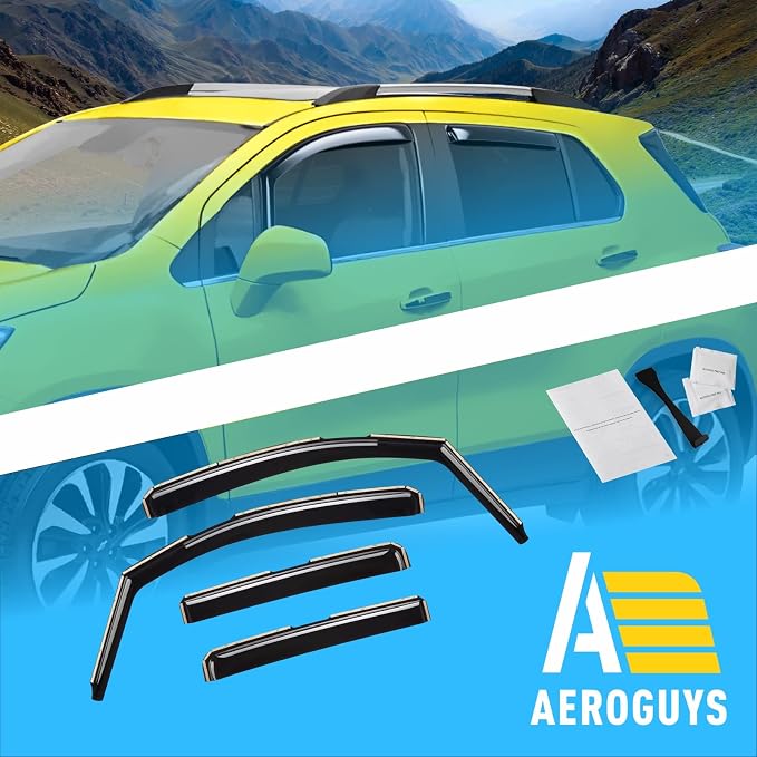 Extra Durable Window Deflectors in-Channel Window Visors Rain Guards Fit - Image 8