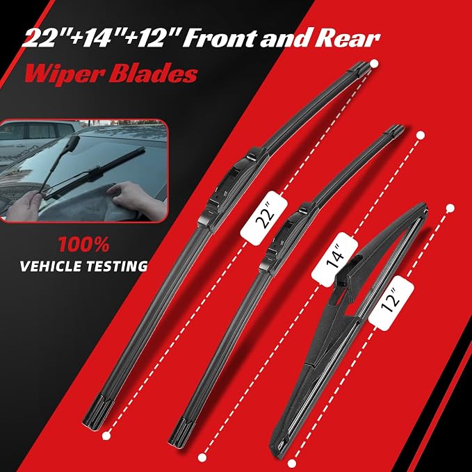 OTUAYAUTO Premium Windshield Wiper Blades - Image 2