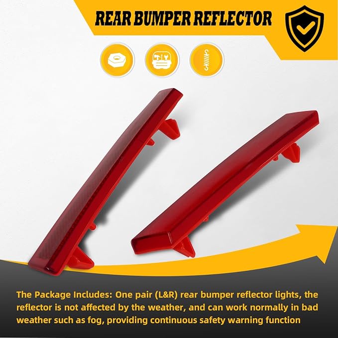 20874085 20874084 Rear Bumper Reflector Compatible - Image 6