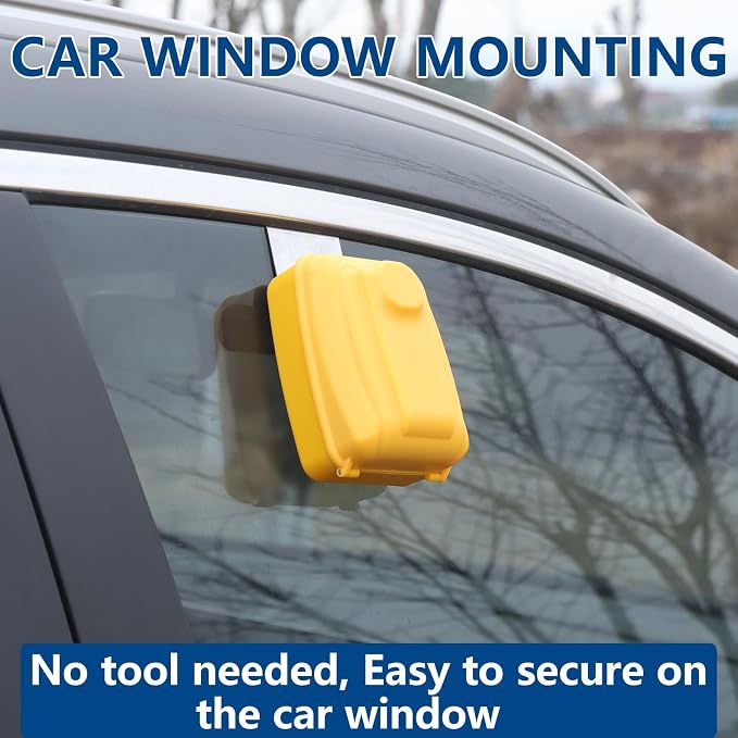 Car Window Punch Button Lock Box, Sturdy Waterproof Large Capacity Lock Box - Image 3
