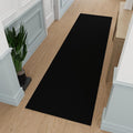 Ottomanson Hallway Runner Rug 1'10" x 12' Non Slip Solid Area Rugs Easy to by Ottomanson