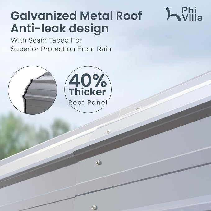 PHI VILLA 10 x 15 ft Heavy Duty Carport - Image 3