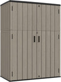 KINYING Outdoor Vertical Storage Shed, 57 Cu.ft Outdoor Storage Cabinet by KINYING