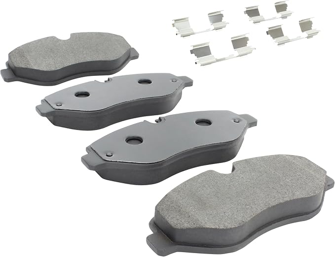 Premium Semi-Metallic Front Brake Pads Compatible - Image 2
