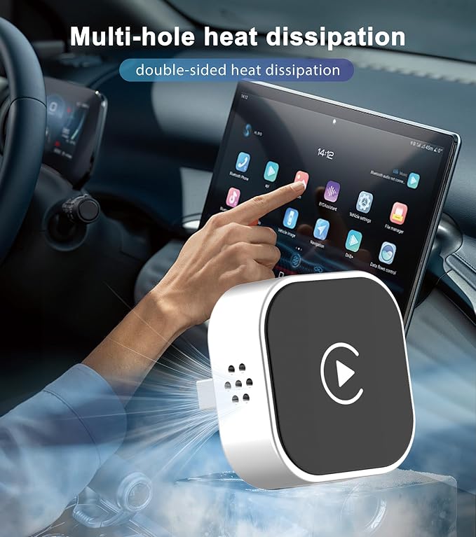 CarPlay Wireless Adapter, Plug-and-Play, Supports CarPlay+Android Auto - Image 6