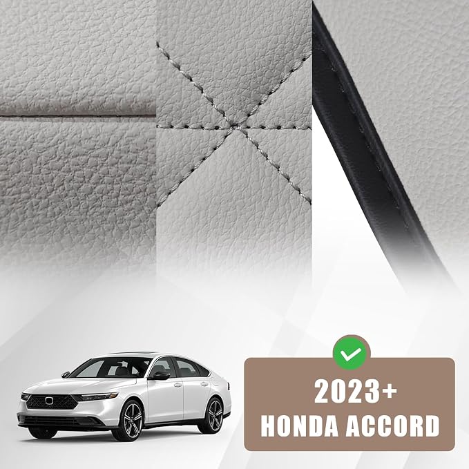 Muslogy for Accord 2025 2024 2023 Center Console Cover Armrest Pad Vegan - Image 5