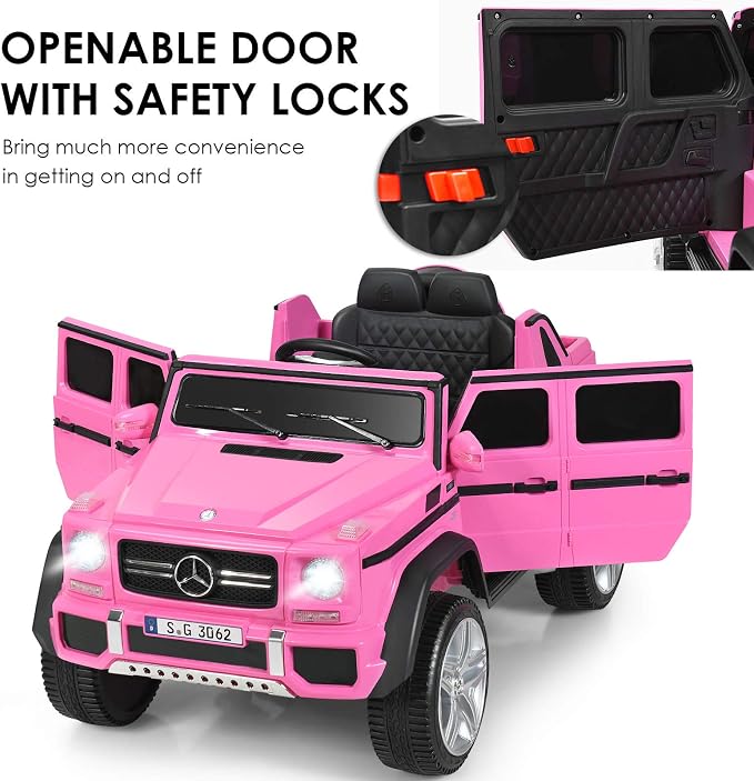 Costzon Ride on Car, Licensed Mercedes-Benz Maybach, 12V Battery Powered - Image 4