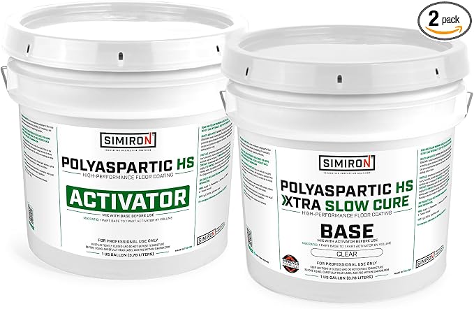 Polyaspartic High Solids Topcoat Coating System by Simiron