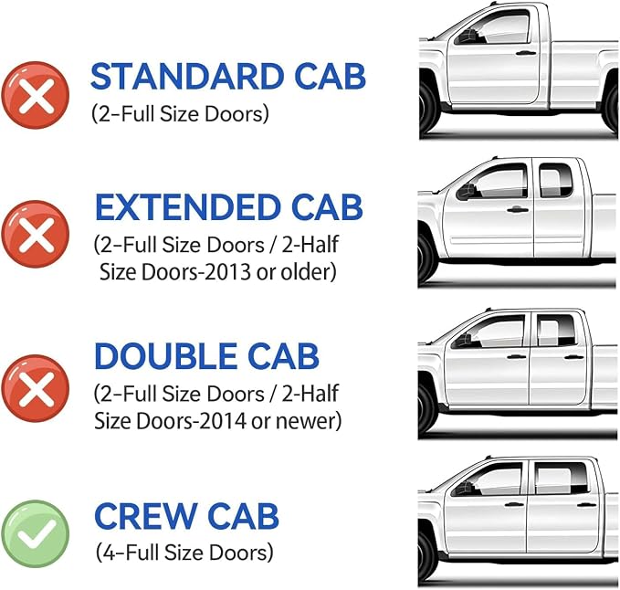 Window Visors Rain Guards for 2007-2013 Chevy Silverado/GMC Sierra - Image 3