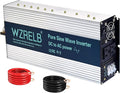 WZRELB 4000W Pure Sine Wave Inverter, Car Power Inverter 36V DC to 110V 120V AC by WZRELB