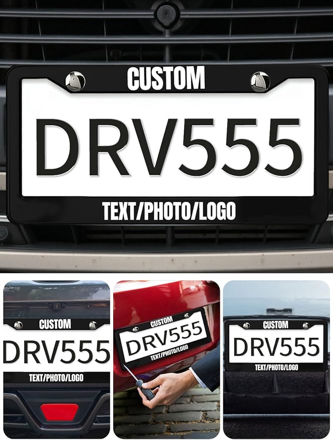 Custom License Plate Frame – Personalized License Plate Holder - Image 5