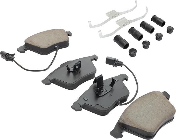 Premium Semi-Metallic Front Brake Pads Compatible - Image 2