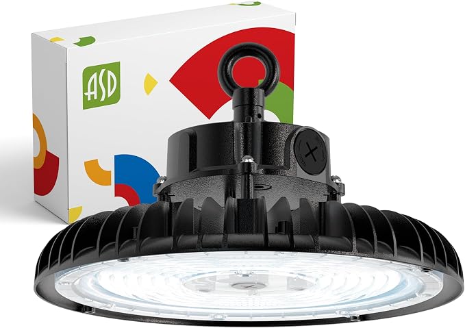ASD LED High Bay UFO Light Fixture, Commercial Shop Lighting | Dimmable by ASDLightingCorporation
