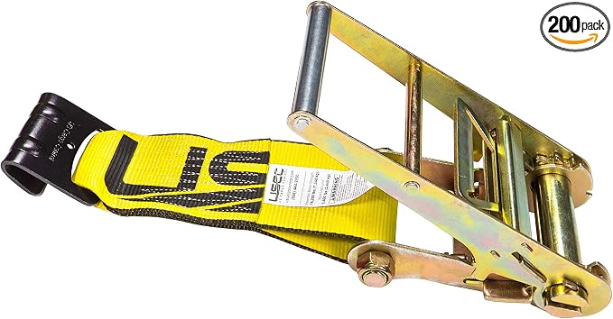 US Cargo Control Heavy Duty Yellow Fixed End by USCargoControl