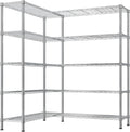 VINGLI 5 Tier Storage Shelves 1430LBS Heavy Duty Metal Shelving, Upgraded 58" W by VINGLI