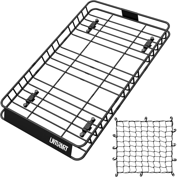 64 x 39 Inch Universal 300LB Heavy Duty Roof Rack Cargo by LWTURMRT