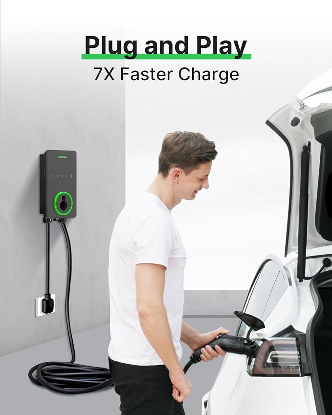 Autel Home Level 2 EV Charger up to 40Amp, Indoor/Outdoor Fast Electric Vehicle - Image 3
