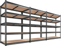 REIBII 2000LBS Garage Shelving Heavy Duty 72''H Storage Shelves 5 Tier Heavy by REIBII