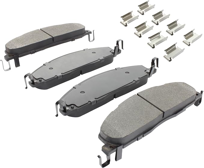 Premium Semi-Metallic Rear Brake Pads Compatible - Image 2