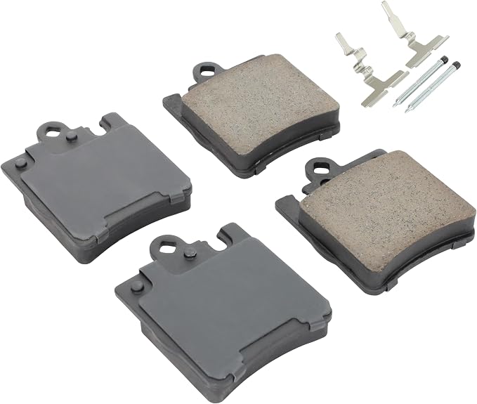 Premium Semi-Metallic Rear Brake Pads Compatible - Image 2
