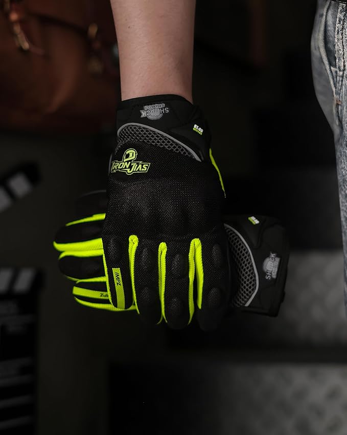 BORLENI Motorcycle Riding Gloves Touch Screen Full Finger Glove Motocross Road - Image 4