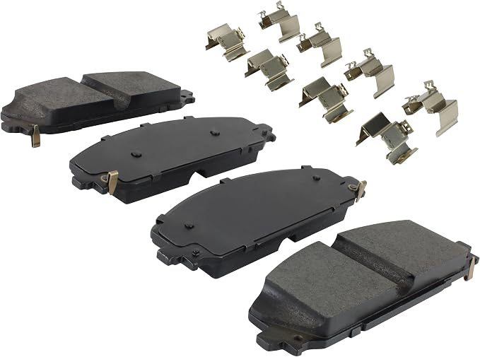 Premium Semi-Metallic Front Brake Pads Compatible - Image 2