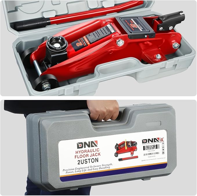 DNA MOTORING Floor Jack 2 Ton Capacity, Fast Lift Low Profile Hydraulic Trolley - Image 7