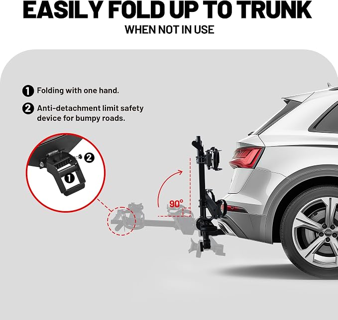 Young E-Bike Rack Hitch Mount Platform Style - Image 8