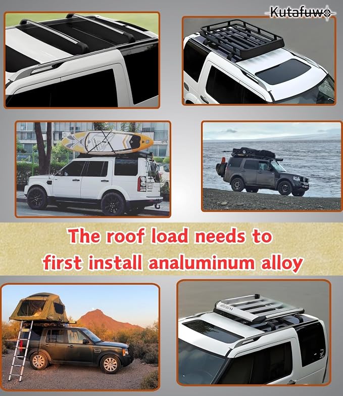 Roof Rack Side Rails Compatible - Image 3