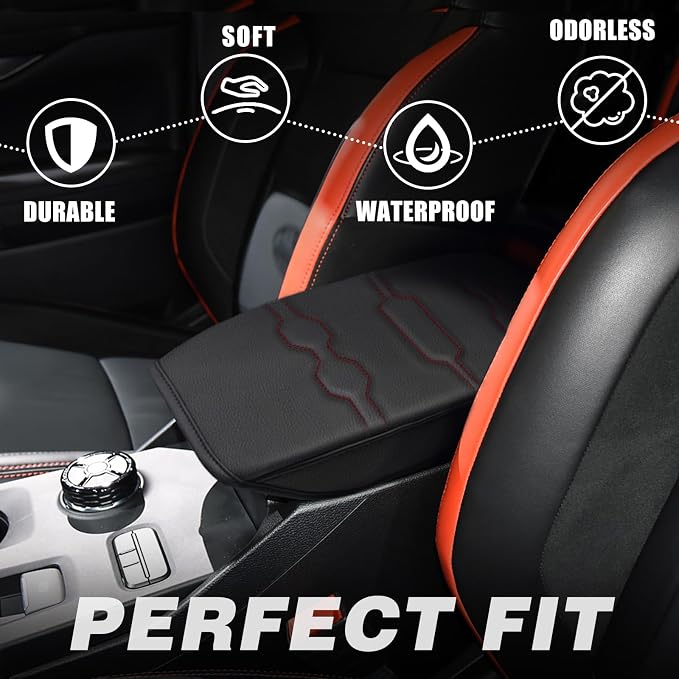 Muslogy Center Console Armrest Cover Compatible - Image 5