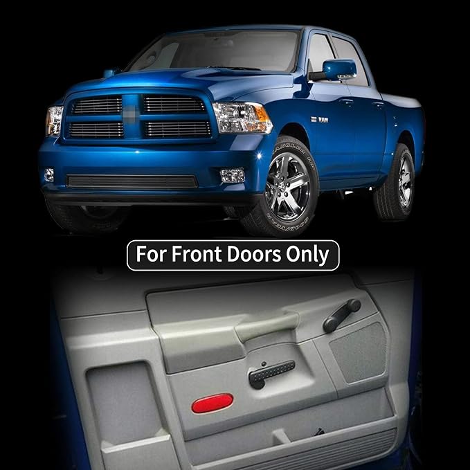 Car Front Interior Door Panels Reflector Red Inner Door Panel Reflector Plate - Image 3
