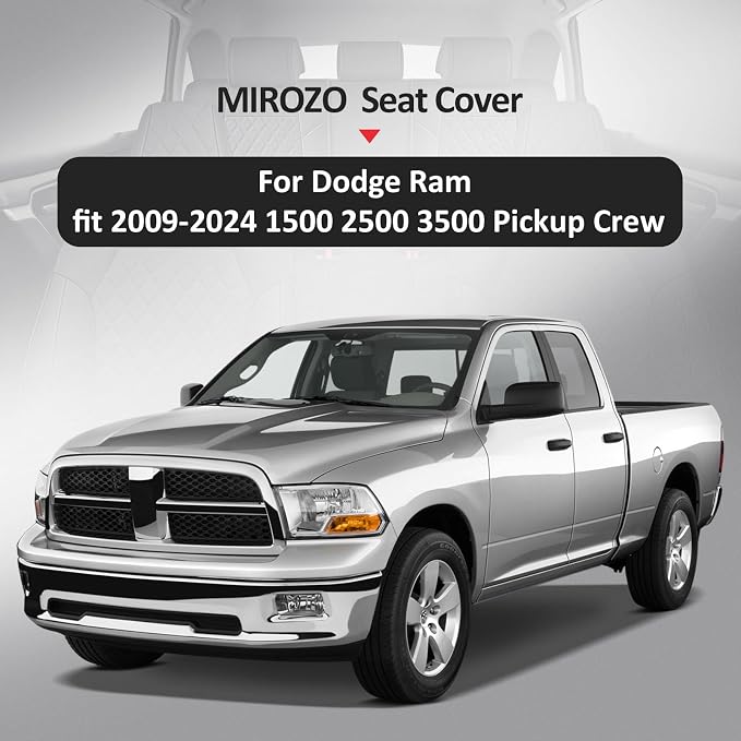 MIROZO Dodge Ram Seat Covers - Image 8