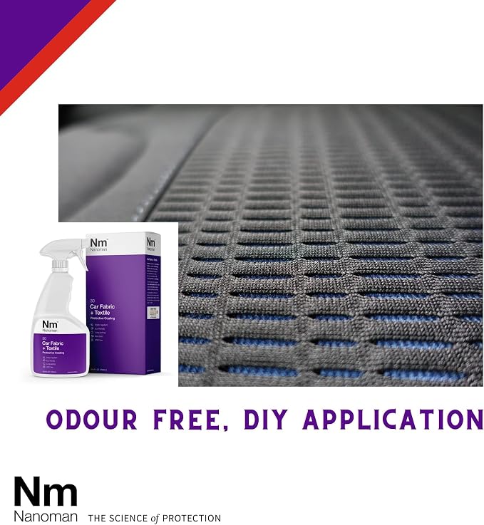 NANOMAN Nano-Technology Car Fabric & Upholstery Care Hydrophobic Waterproof - Image 6