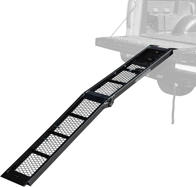 Rockland Heavy Duty Steel Loading Ramp, 800 LBS Capacity, Portable Folding by Rockland