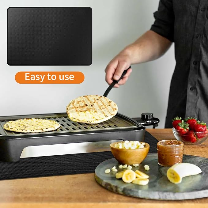 Heat Resistant Grill Mat, 25 x 20 inches Double-sided fireproof and waterproof - Image 6