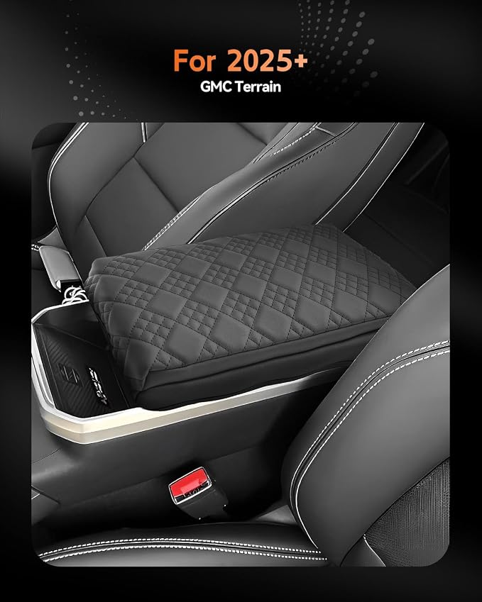 CDEFG for 2025 2026 GMC Terrain Center Console Cover Armrest Box Cover Terrain - Image 2