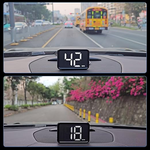 GPS Digital Speed Meter with MPH, Car Head Up Display - Image 4