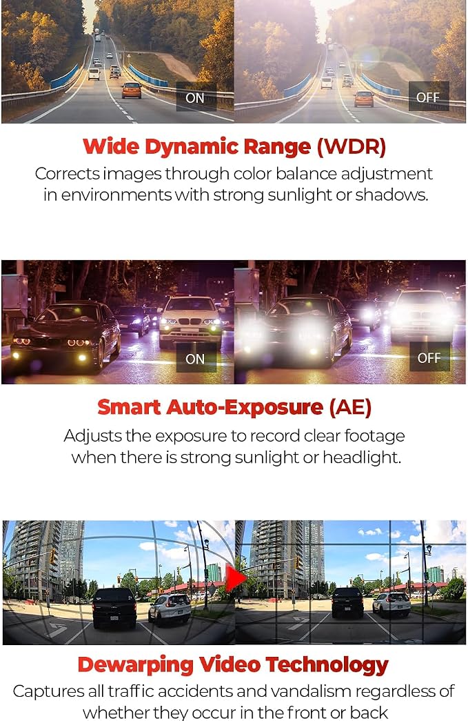 THINKWARE ARC Dash Cam with Smart Driving Alert System, 3X Energy Saving - Image 5