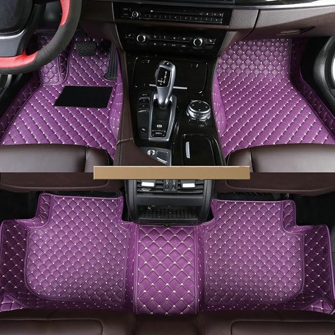Custom Artificial Leather Waterproof All-Weather Car Floor Mats Fit by SLFCWA