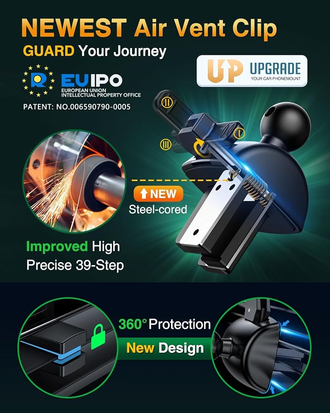VANMASS Universal Car Phone Mount Dashboard Phone Holder, Handsfree Windshield - Image 7