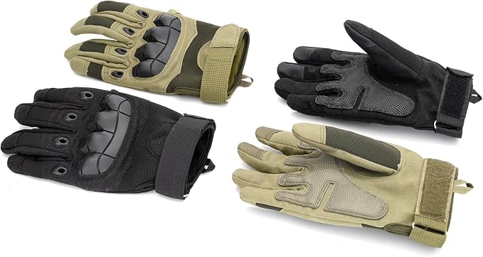 Touchscreen Tactical Gloves for Outdoor Protection Gloves, Motorcycle Riding - Image 3