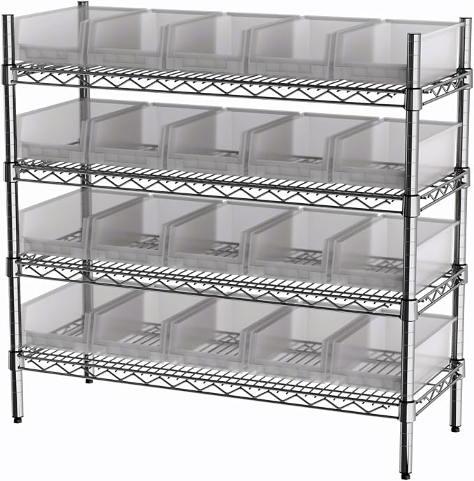 Hudson Exchange 36x14x33, Industrial Wire Shelving Unit by HudsonExchange
