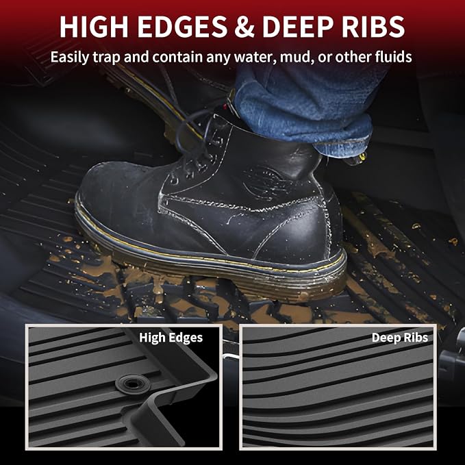 LASFIT Floor Mats for Toyota Grand Highlander 2024-2025 & for Lexus TX350 2024 - Image 3