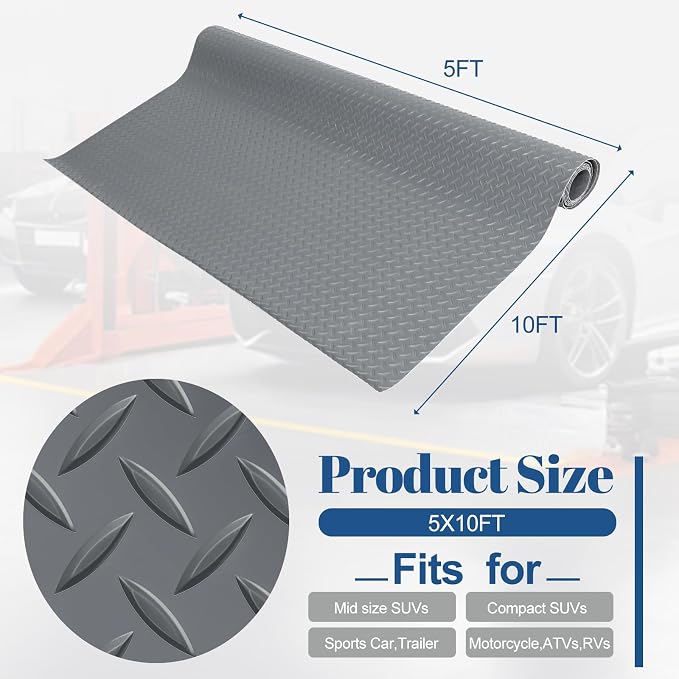 5 x 10 FT Garage Floor Mats - Image 2